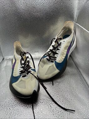 Nike Women’s Athletic Shoes — Cream, Blue & Purple Accents